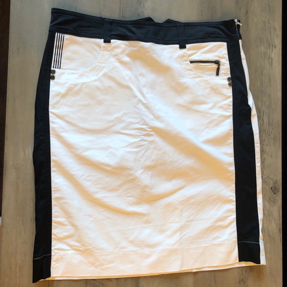 White Golf Skort